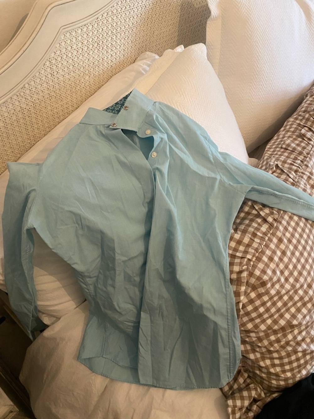 Essex Classic Performance Collection Coolmax Show Button light Blue show shirt